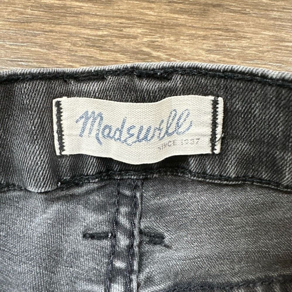 Madewell Women’s Size 26 Jeans Charcoal Grey Slim Fit Skinny Jeans High Rise - Picture 2 of 10